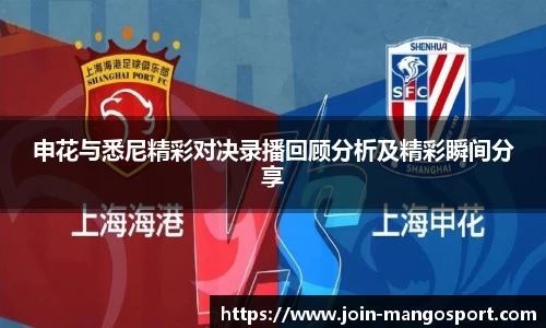申花与悉尼精彩对决录播回顾分析及精彩瞬间分享